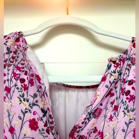 Wilfred Pink Floral Dress -M - Picture 3 of 6